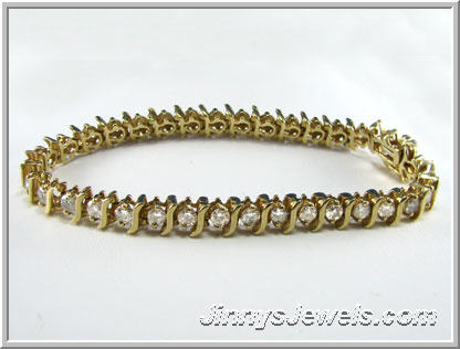 5.0 Carat Diamond Tennis Bracelet - SOLD